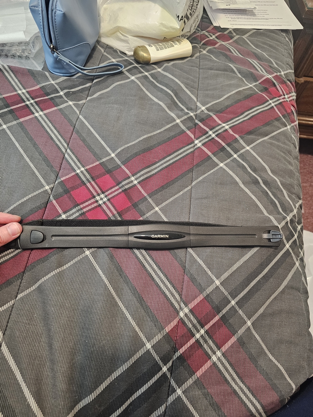 Garmin Black Heart Rate Monitor Strap with Snap Connectors